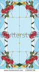 stock-vector-poppy-stained-glass-window-135695738