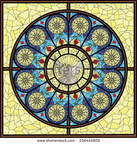 stock-vector-stained-glass-window-256445809
